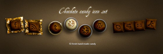 Icons: chocolate icons